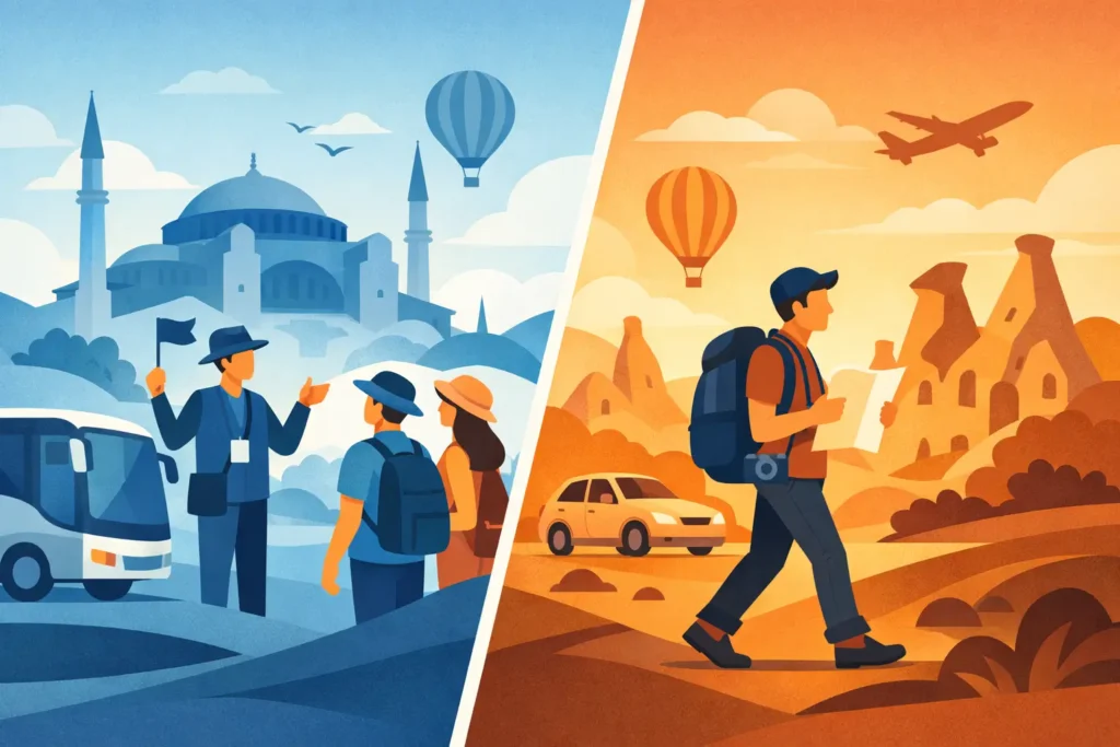 Guided Tours vs. Independent Travel in Turkey